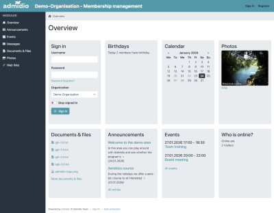 Integrate plugins into overview page